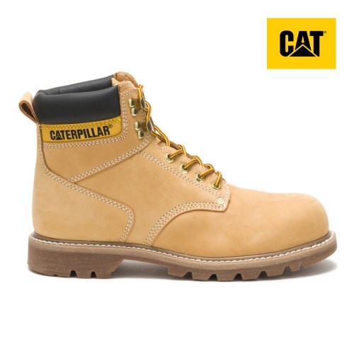 Caterpillar Second Shift Steel Toe Werkschoenen Heren Bruin (NQFS.NL)